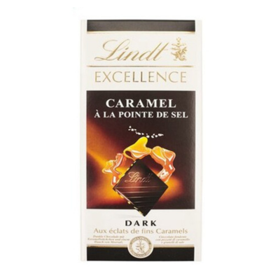 Lindt Excellence Dark Caramel & Sea Salt 100 gr