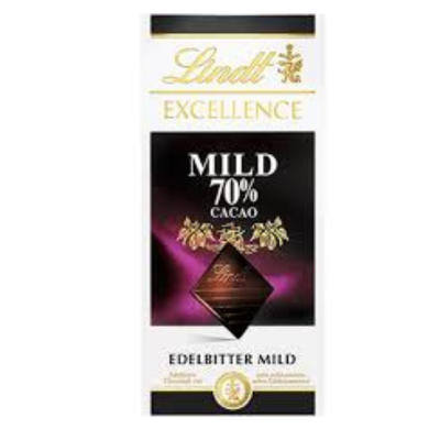 Lindt Excellence Doux Noir 70% 100 gr