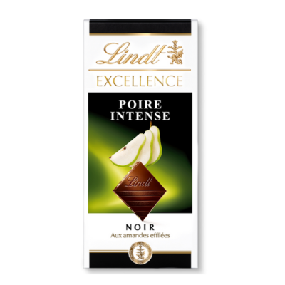 Lindt Excellence Poire Intense Noir 100 gr