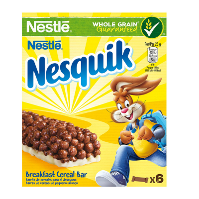 Nestle Nesquick Barres 150 gr